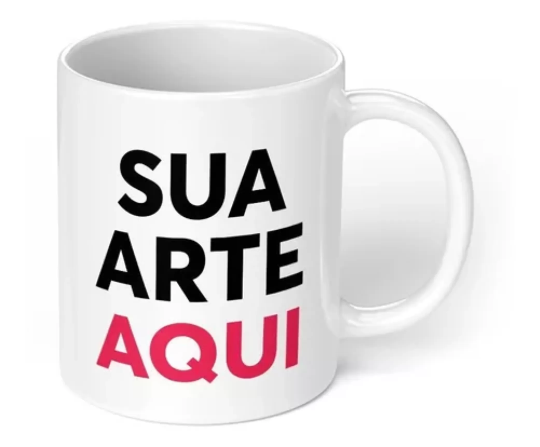 Caneca de Porcelana Branca